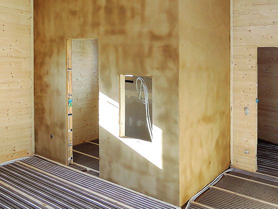 Lehmbau Wärme Feuchtigkeitsregulierung