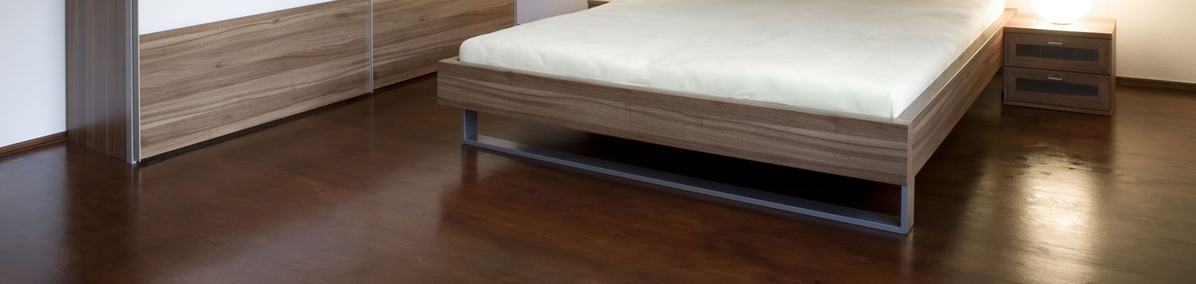 Holzdielen im Schlafzimmer