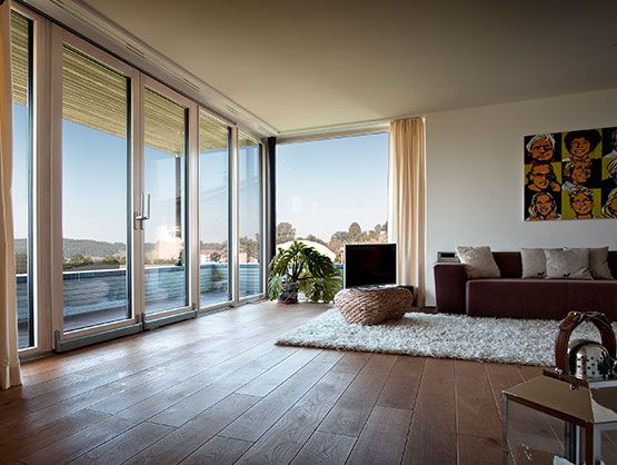 Robust & edel: Aluminium-Holzfenster